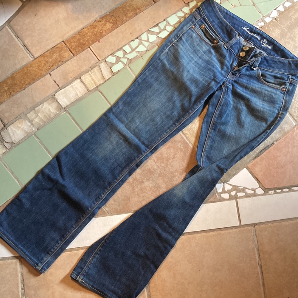 American Eagle stretch ARTIST low waisted jeans Size 0